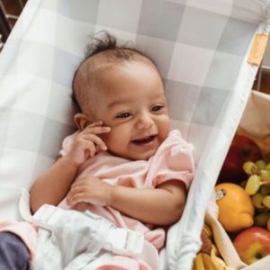 Binxy Baby Cart Hammock (buffalo plaid)